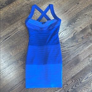 Blue Bandage Dress